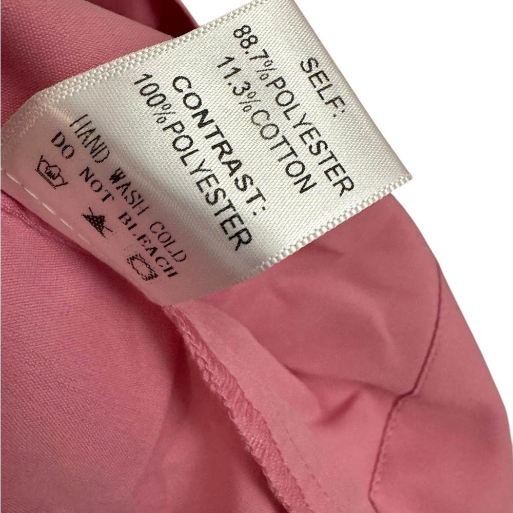Ces Femme Pink Colorblock Sweatshirt Poplin Skirt Mini Dress - Picture 5 of 6